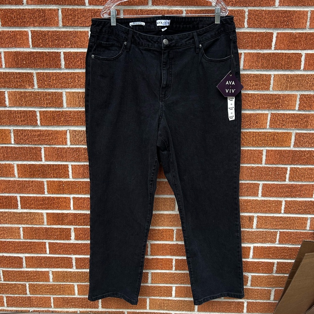 Ava & Viv Black Ankle Jeans